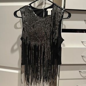 Fun sequin tank top
